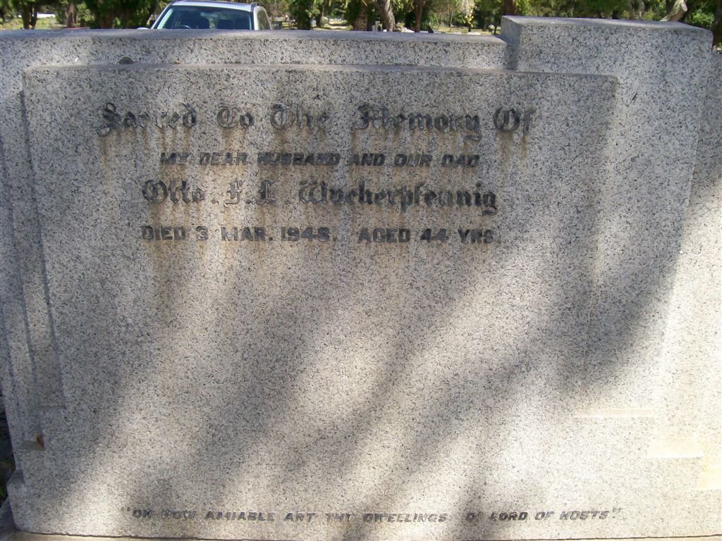 WUCHERPFENNIG Otto F.L. -1948