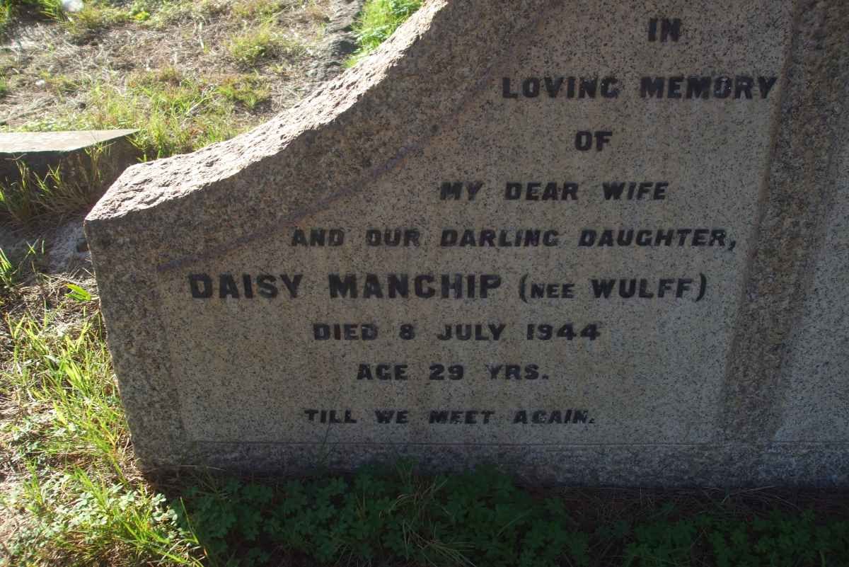 MANCHIP Daisy nee WULFF -1944