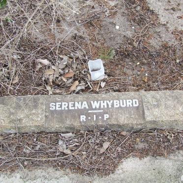 WHYBURD Serena