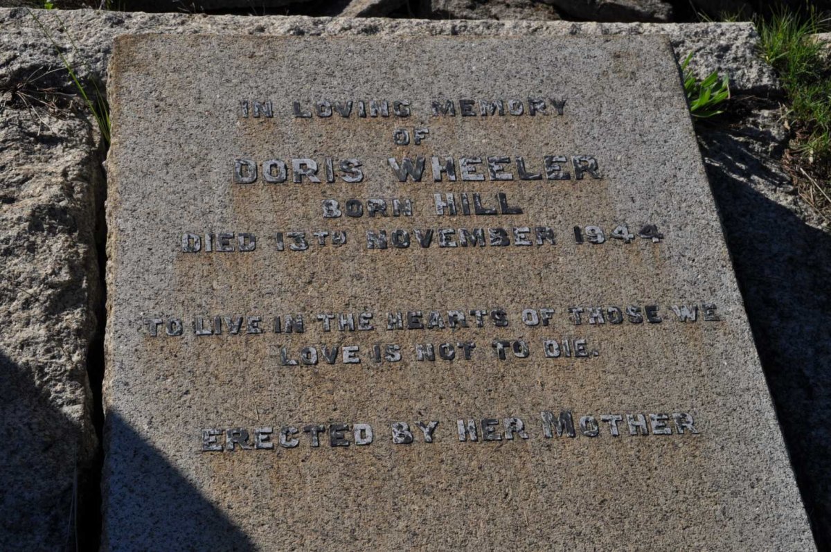 WHEELER Doris nee HILL -1944