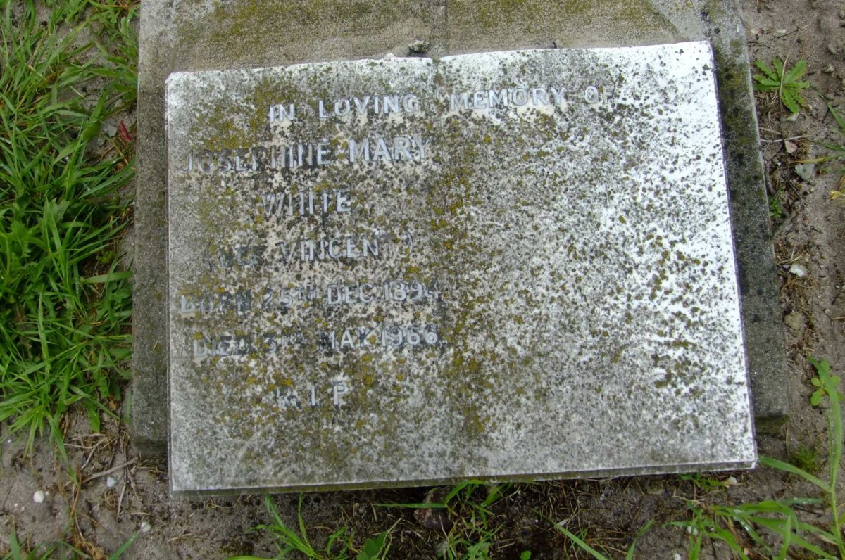 WHITE Josephine Mary nee VINCENT 1894-1966