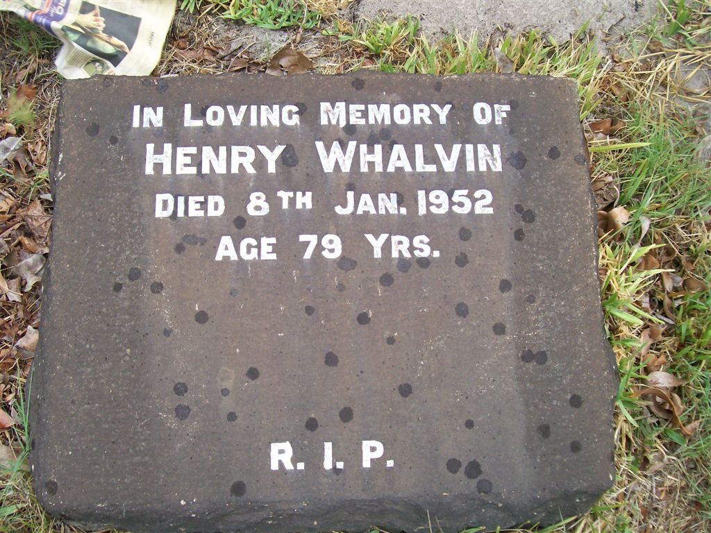 WHALVIN Henry -1952