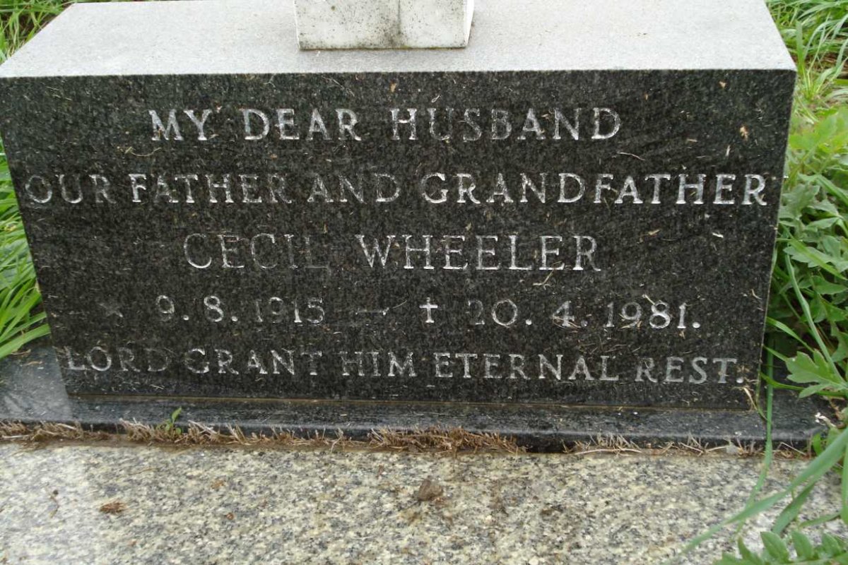 WHEELER Cecil 1915-1981