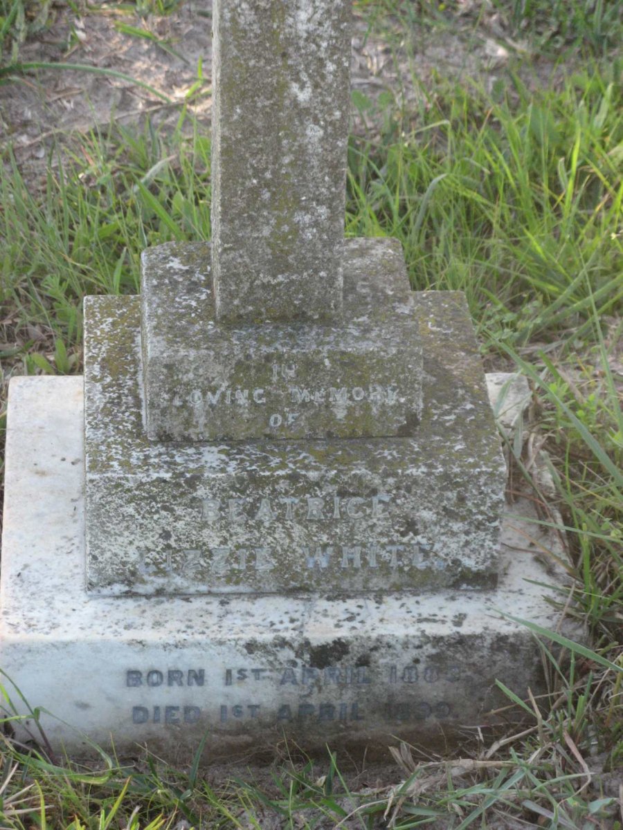 WHITE Beatrice Lizzie 188?-1899