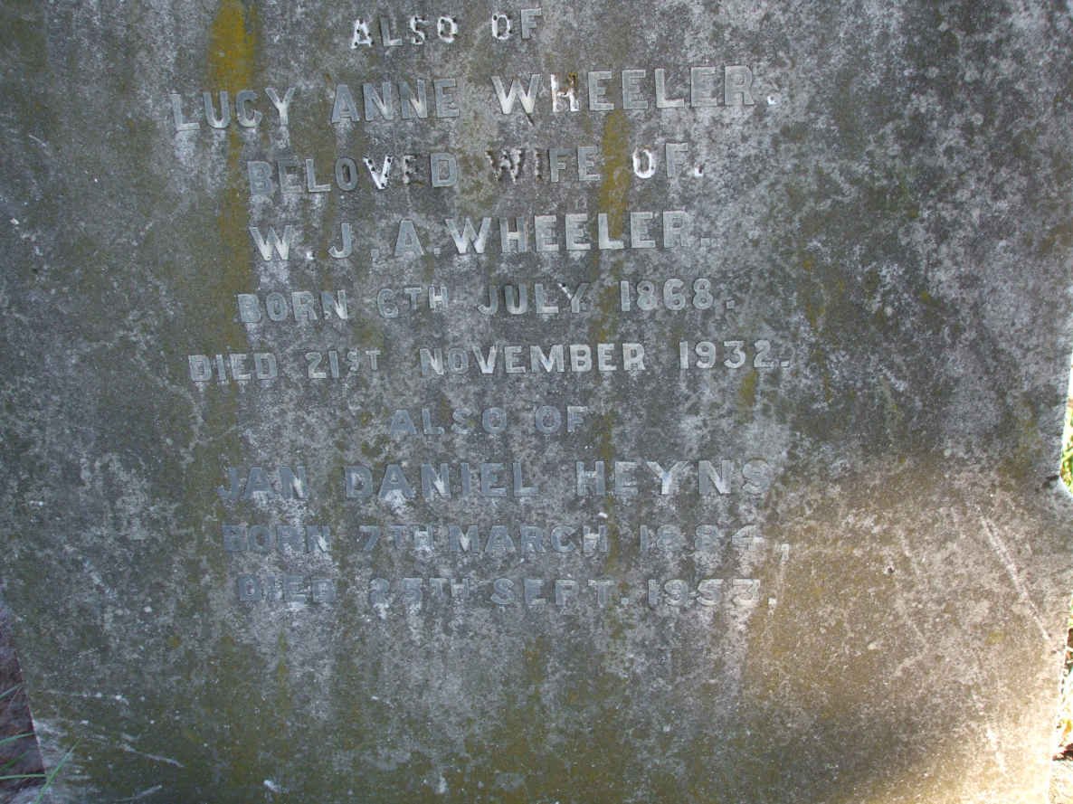 WHEELER Tom Frederick -1892 :: WHEELER William Blacking -1898