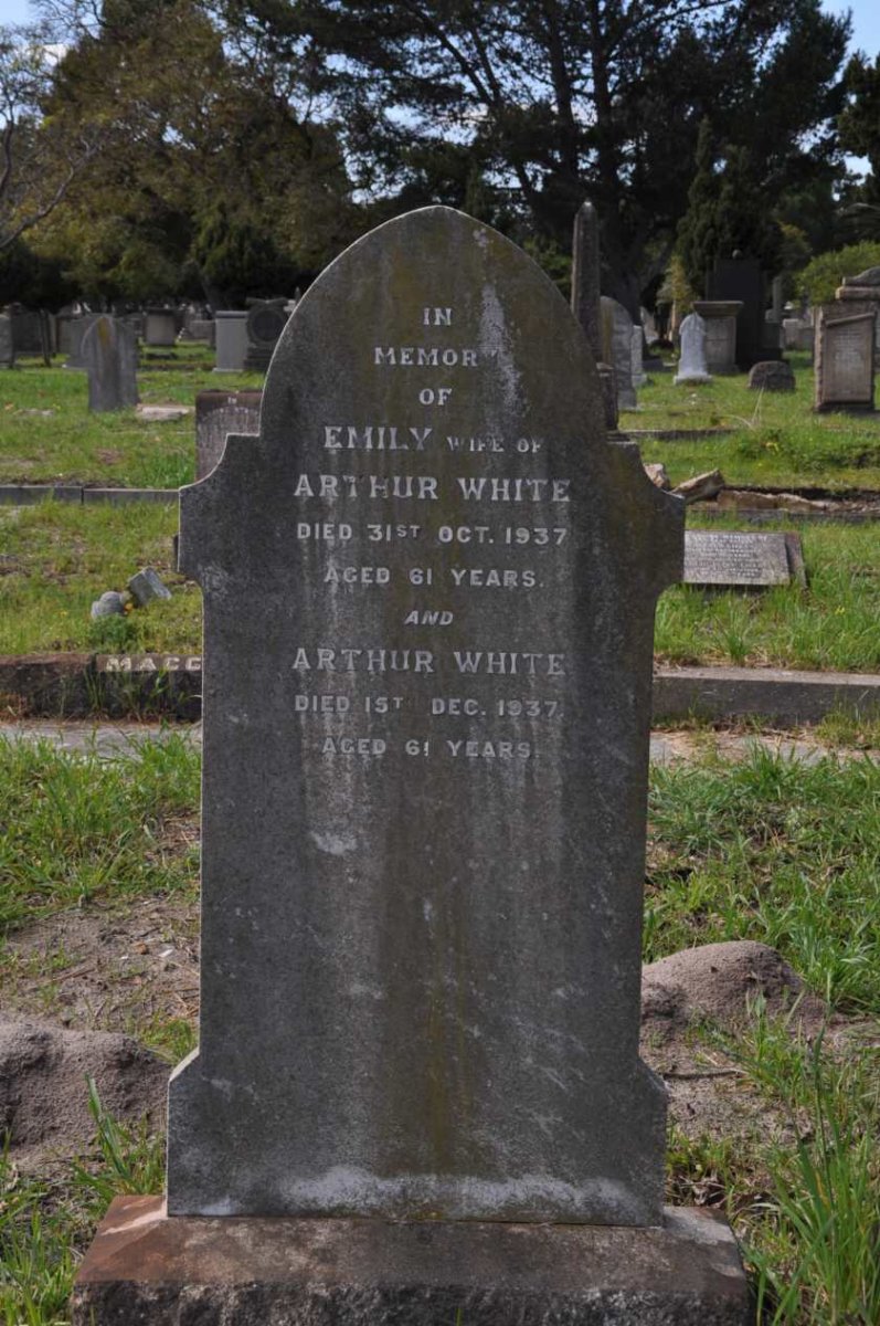 WHITE Arthur -1937 &amp; Emily -1937