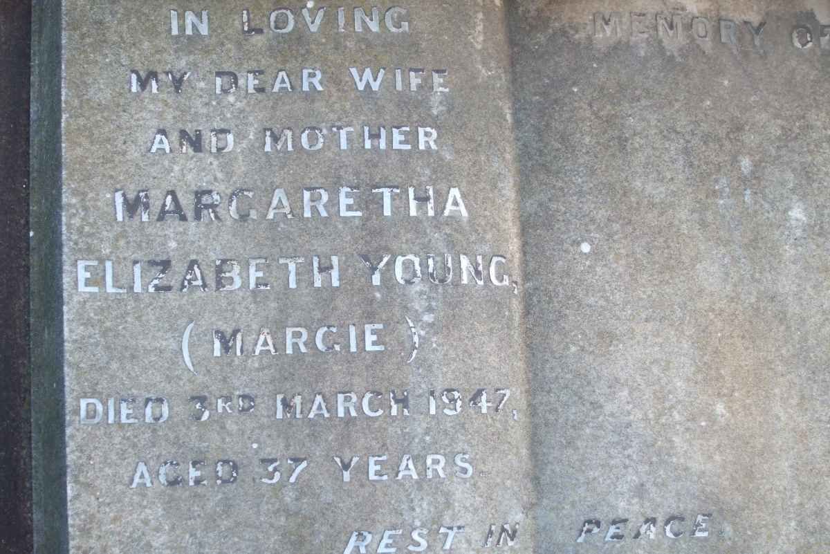YOUNG Margaretha Elizabeth -1947
