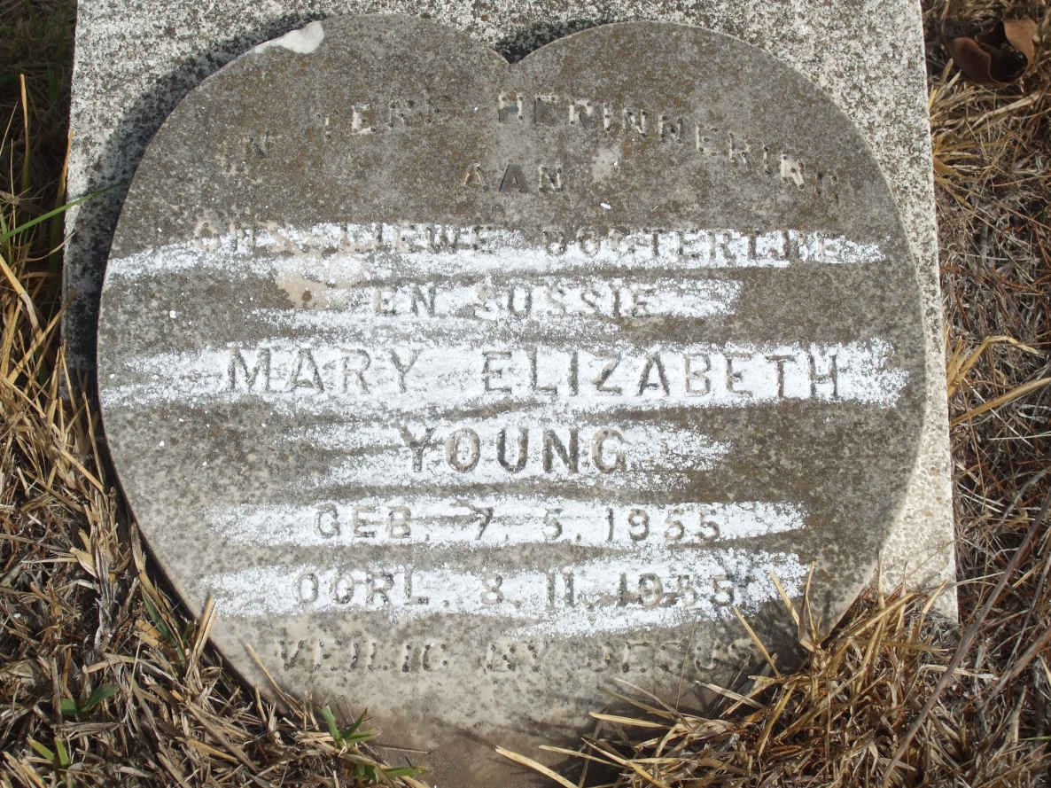 YOUNG Mary Elizabeth 1955-1955