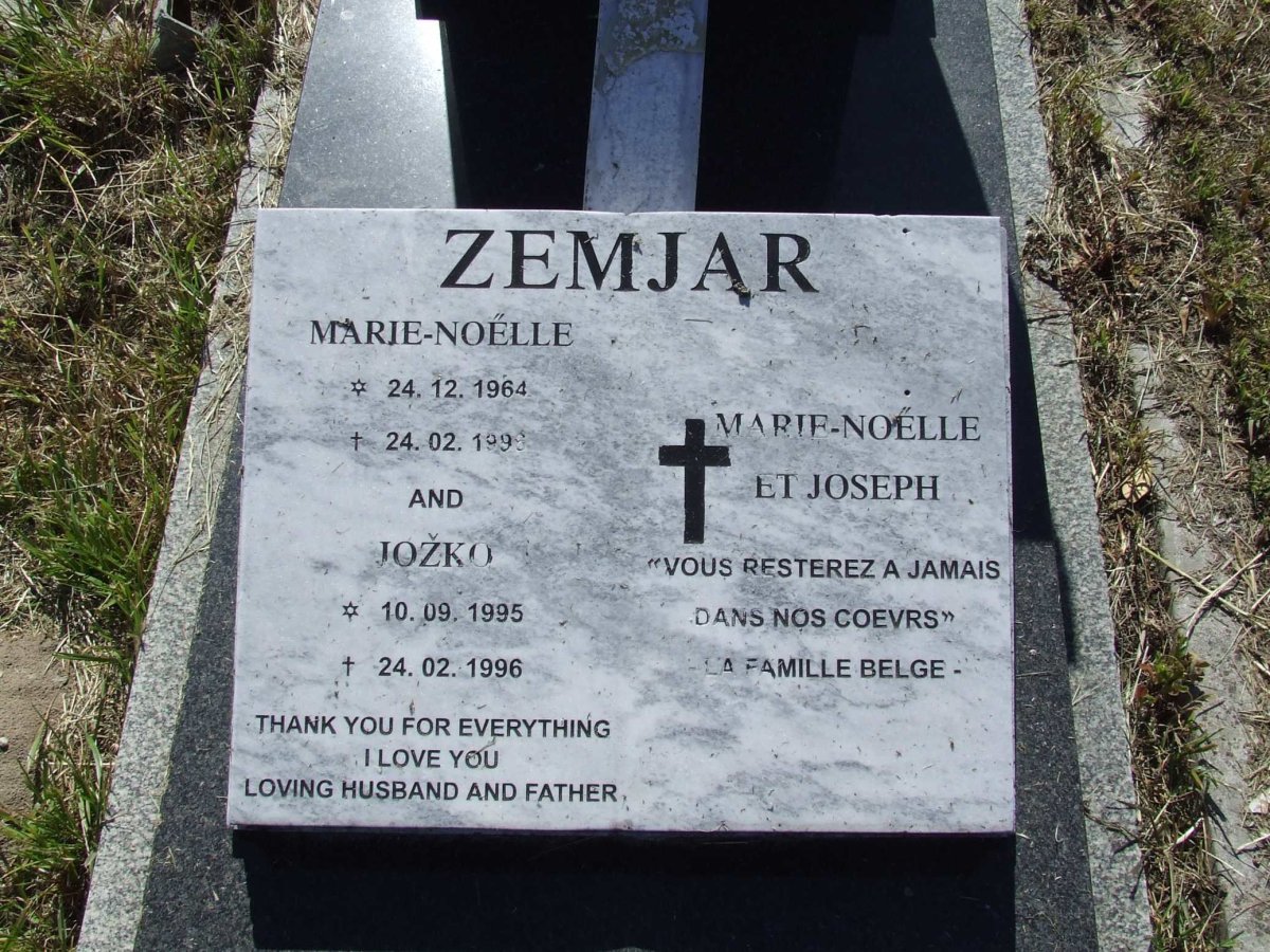 ZEMJAR Marie-Noelle 1964-1996 :: ZEMJAR Jozko 1995-1996