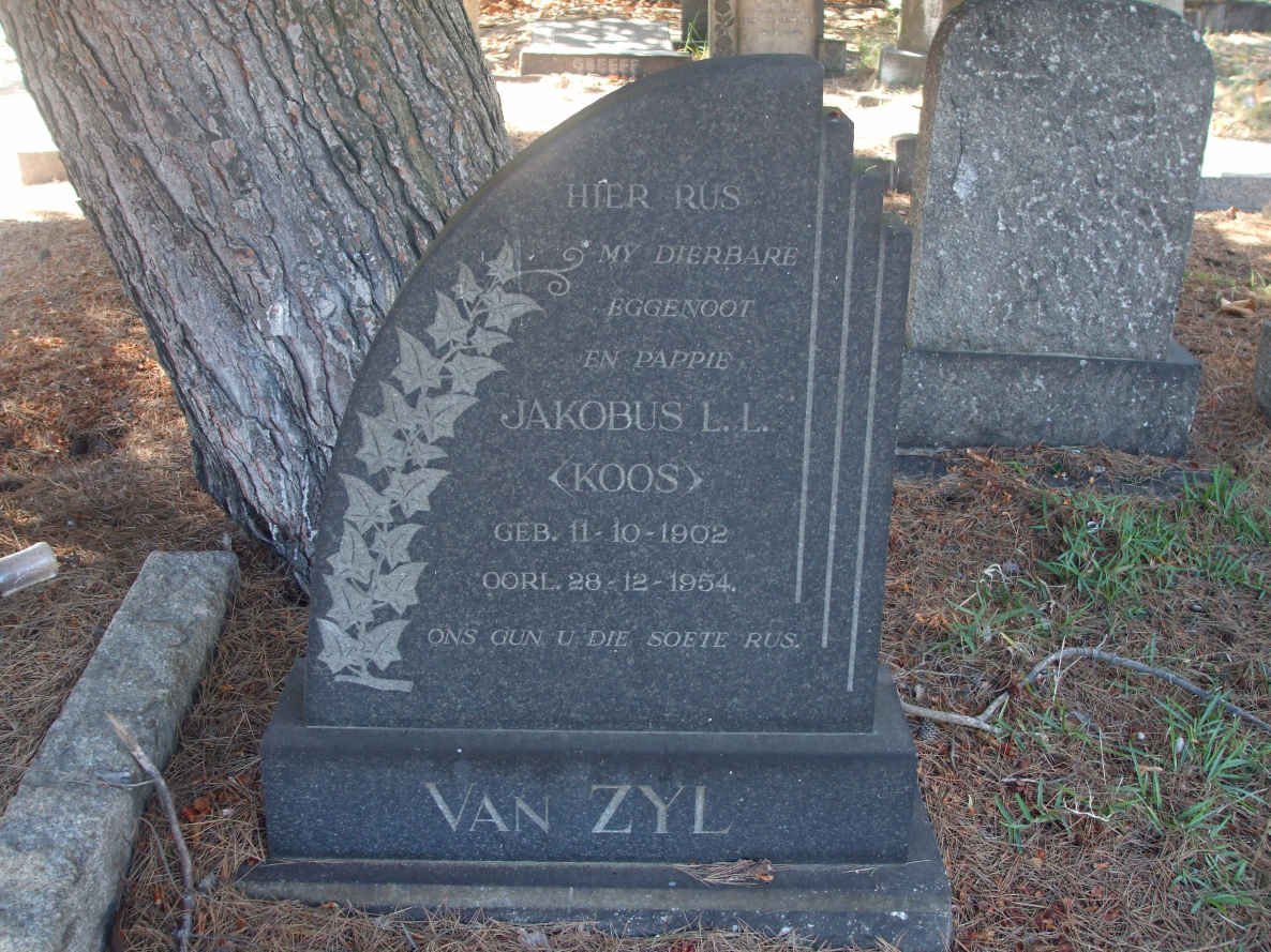 ZYL Jakobus L.L., van 1902-1954