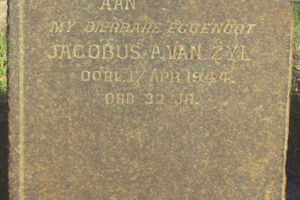 ZYL Jacobus A., van -1944