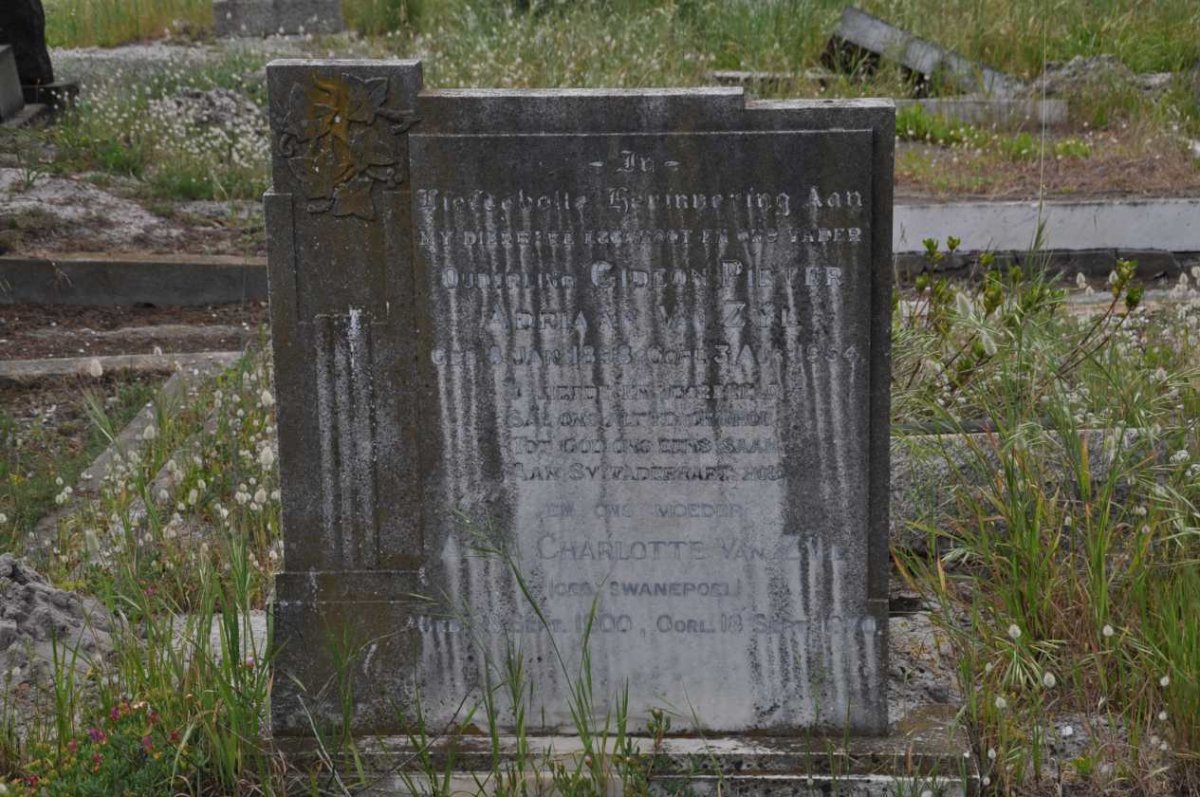 ZYL Gideon Pieter Adriaan, van 1898-1954 &amp; Charlotte SWANEPOEL 1900-1970
