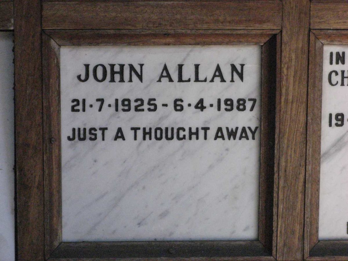 ALLAN John 1925-1987