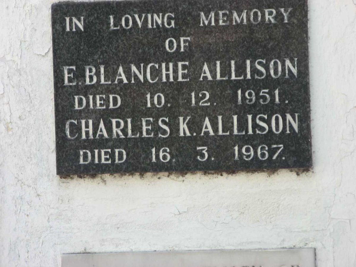 ALLISON Charles K. -1967 &amp; E. Blanche -1951