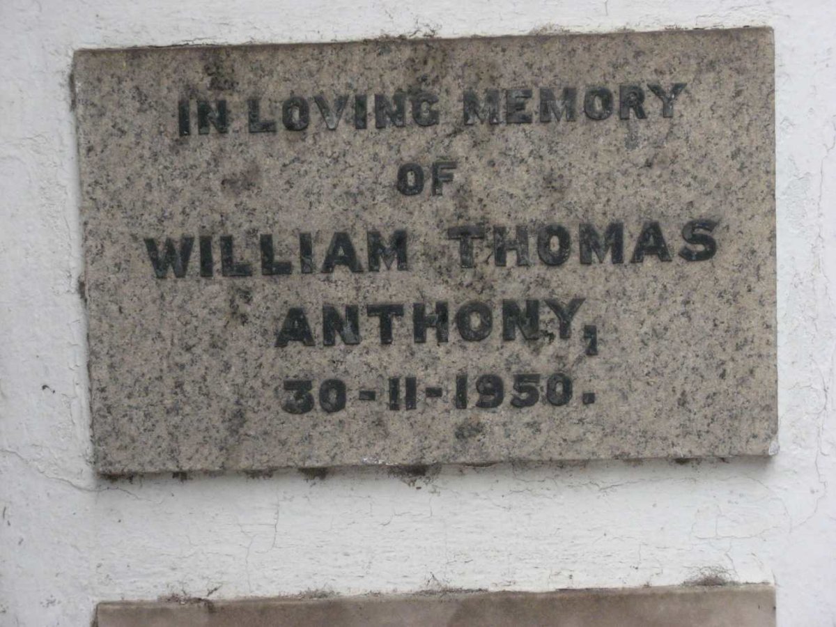 ANTHONY William Thomas -1950