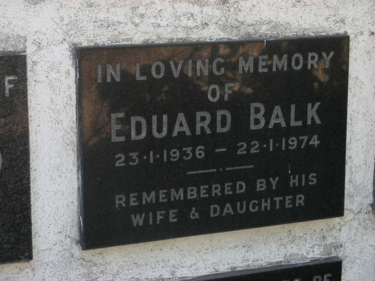 BALK Eduard 1936-1974
