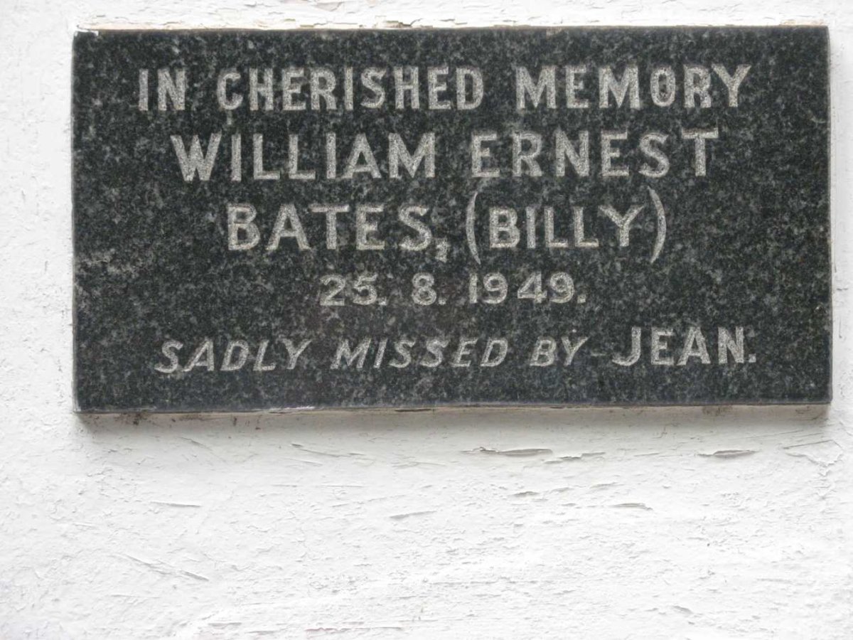 BATES William Ernest -1949