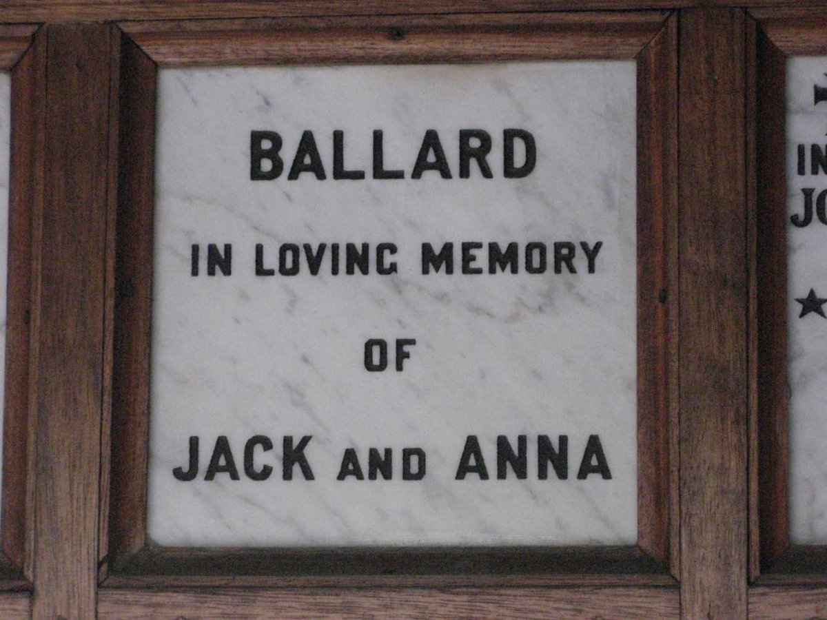 BALLARD Jack &amp; Anna