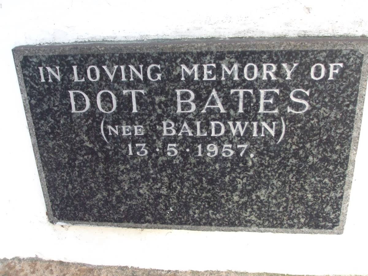 BATES Dot nee BALDWIN -1957
