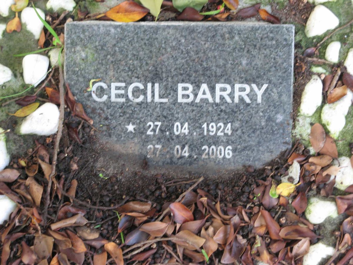 BARRY Cecil 1924-2006