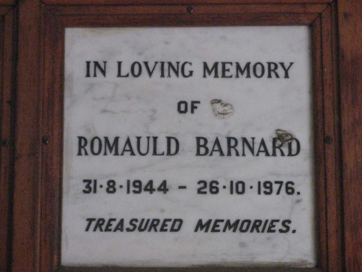 BARNARD Romauld 1944-1976