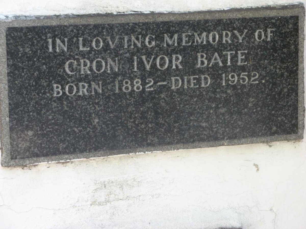 BATE Cron Ivor 1882-1952