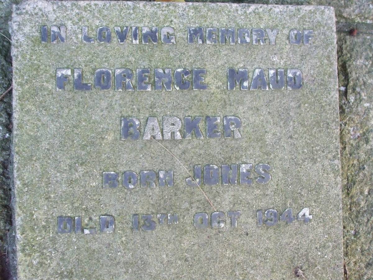 BARKER Florence Maud nee JONES -1944