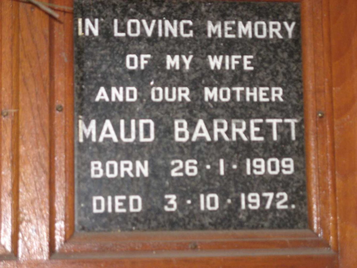 BARRETT Maud 1909-1972