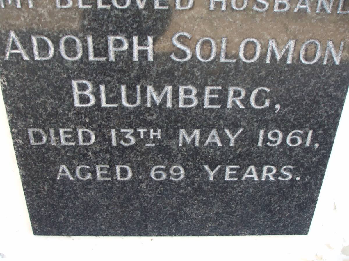 BLUMBERG Adolph Solomon -1961