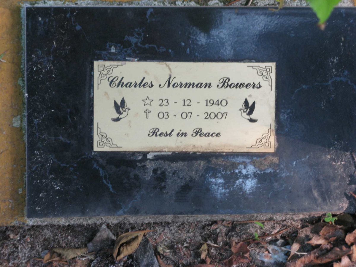 BOWERS Charles Norman 1940-2007