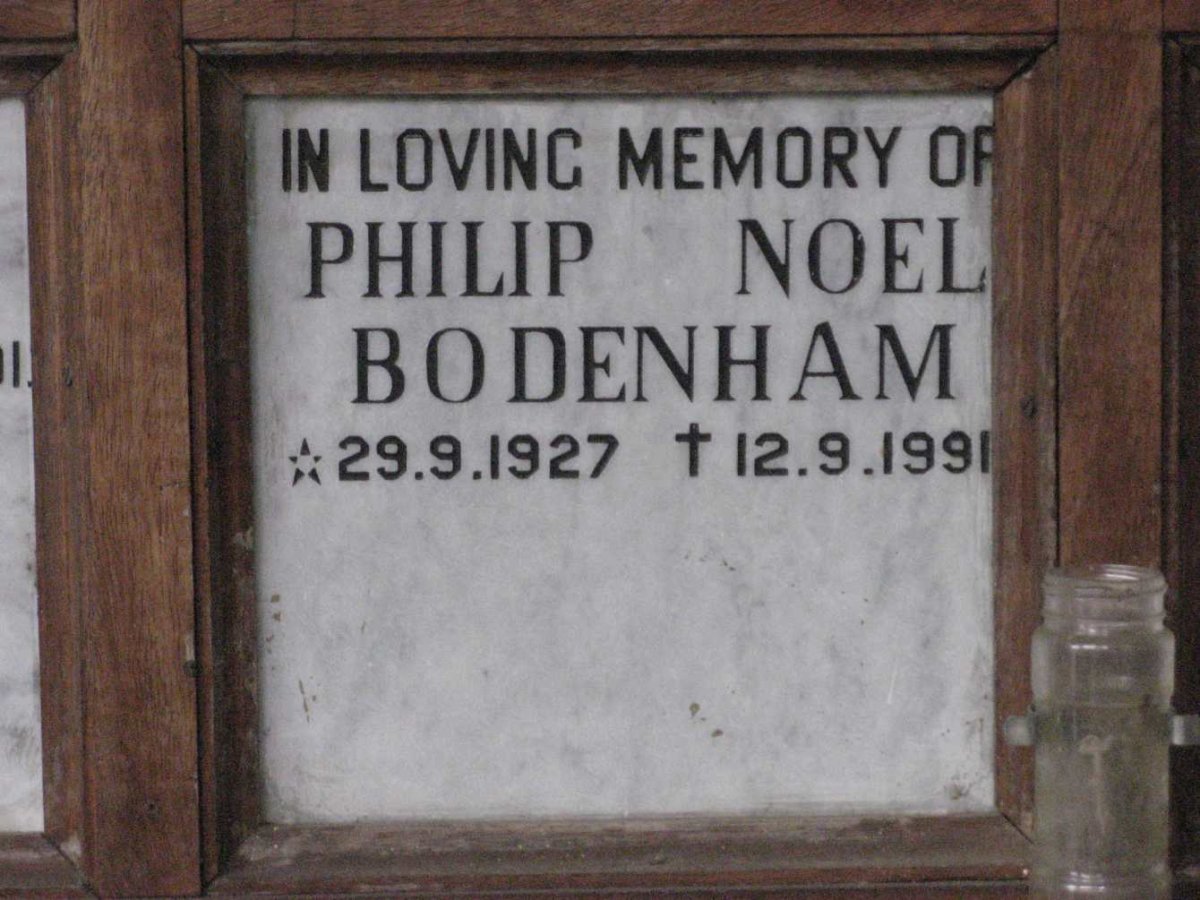 BODENHAM Philip Noel 1927-1991