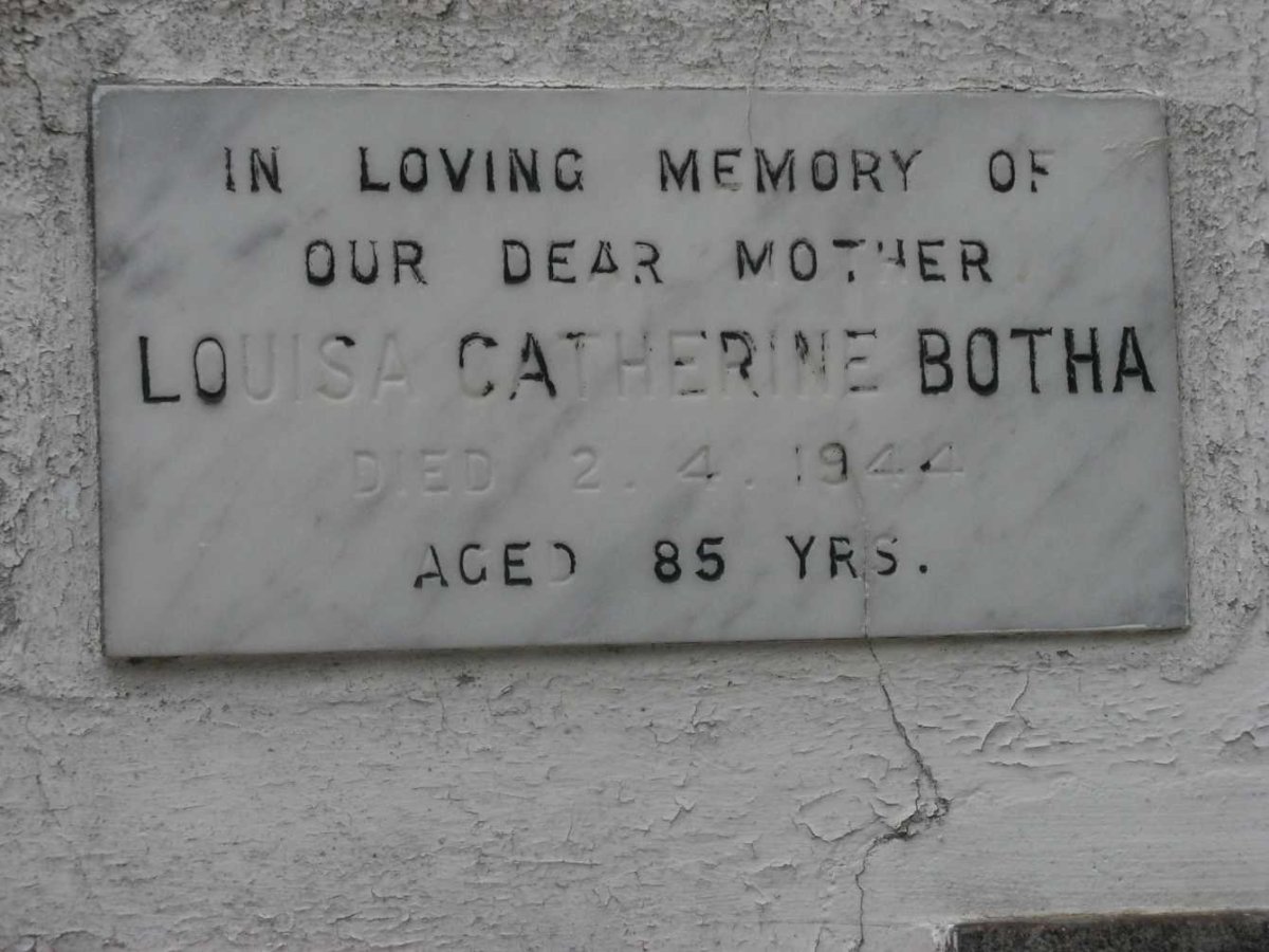 BOTHA Louisa Catherine -1944