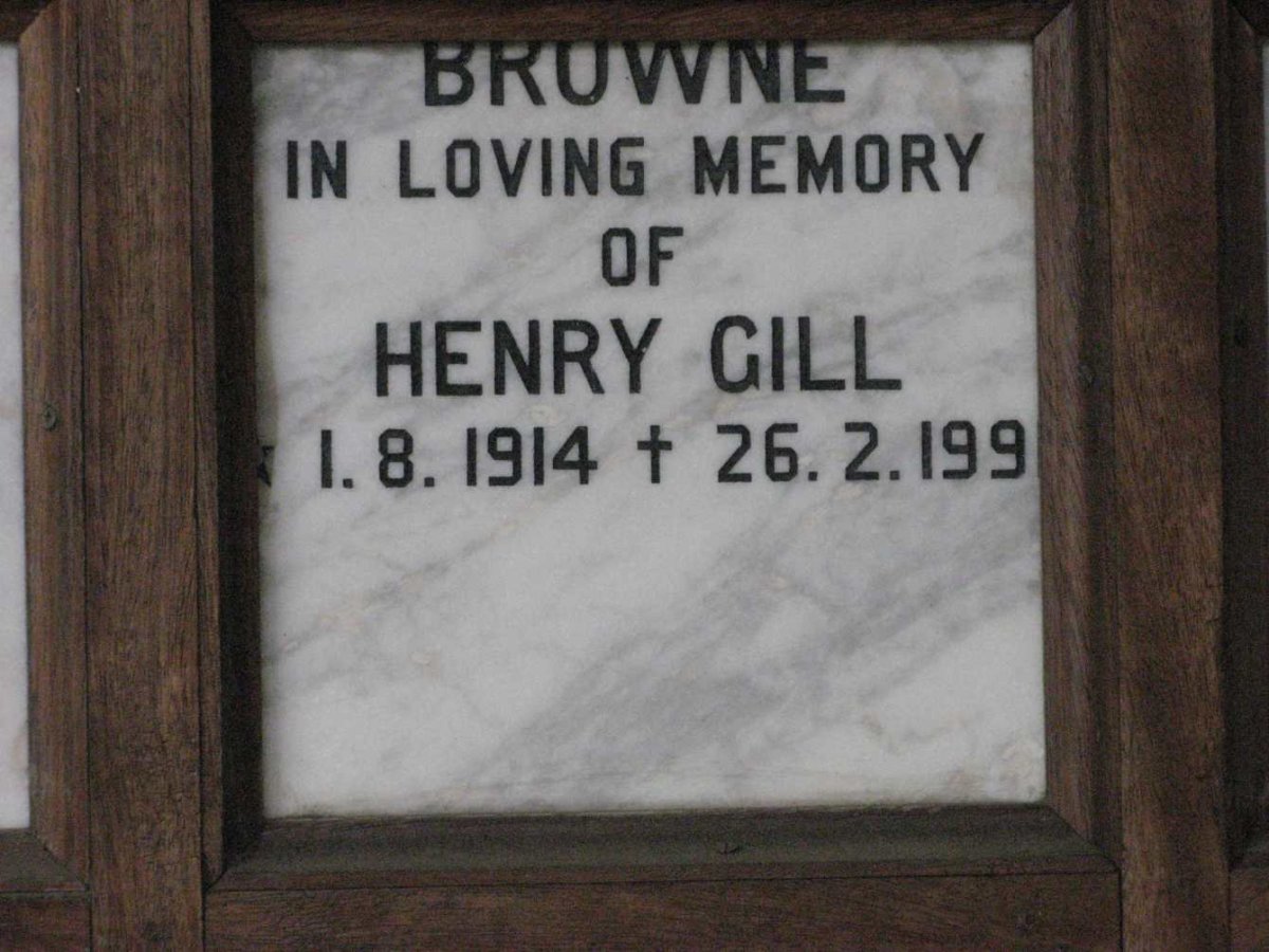 BROWNE Henry Gill 1914-199?