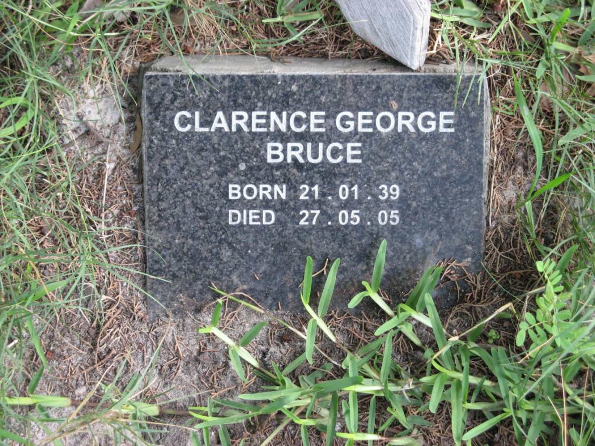 BRUCE Clarence George 1939-2005
