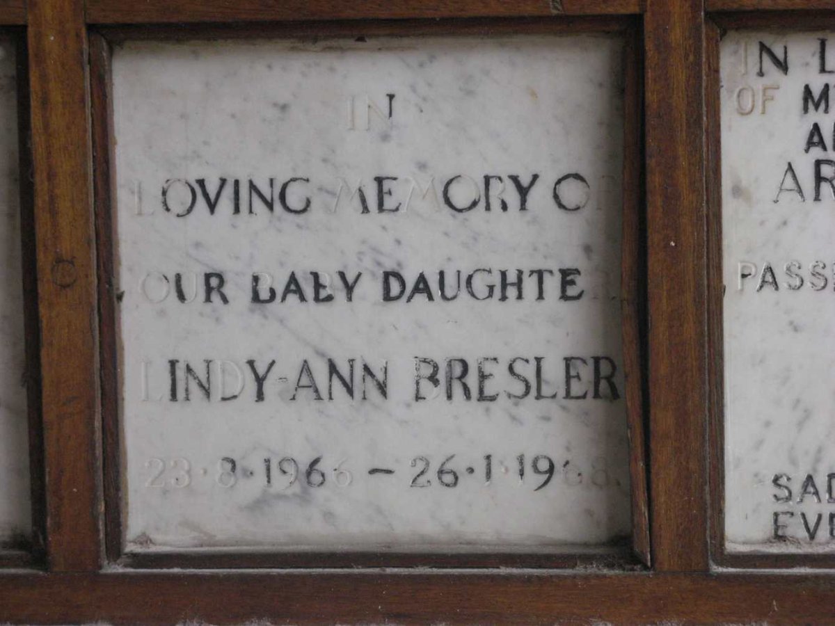 BRESLER Lindy-Ann 1966-1968