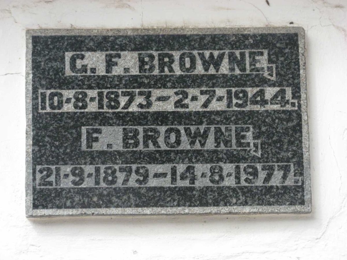BROWNE G.F. 1873-1944 :: BROWNE F. 1879-1977