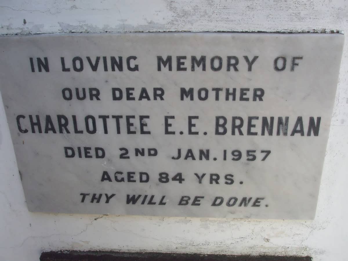 BRENNAN Charlottee E.E. -1957
