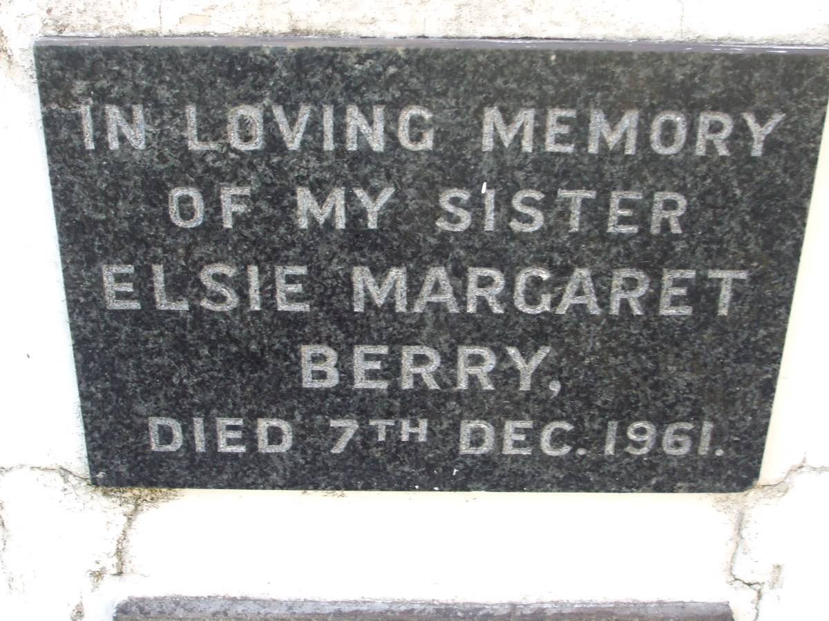 BERRY Elsie Margaret -1961