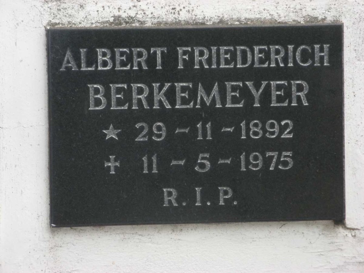 BERKEMEYER Albert Friederich 1892-1975