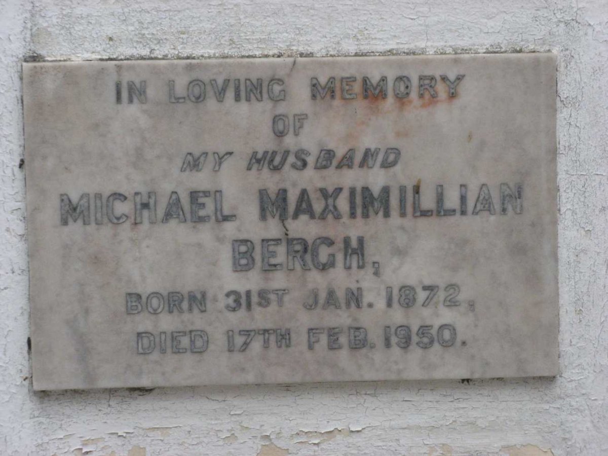 BERGH Michael Maximillian 1872-1950