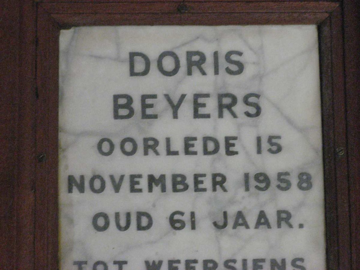 BEYERS Doris -1958
