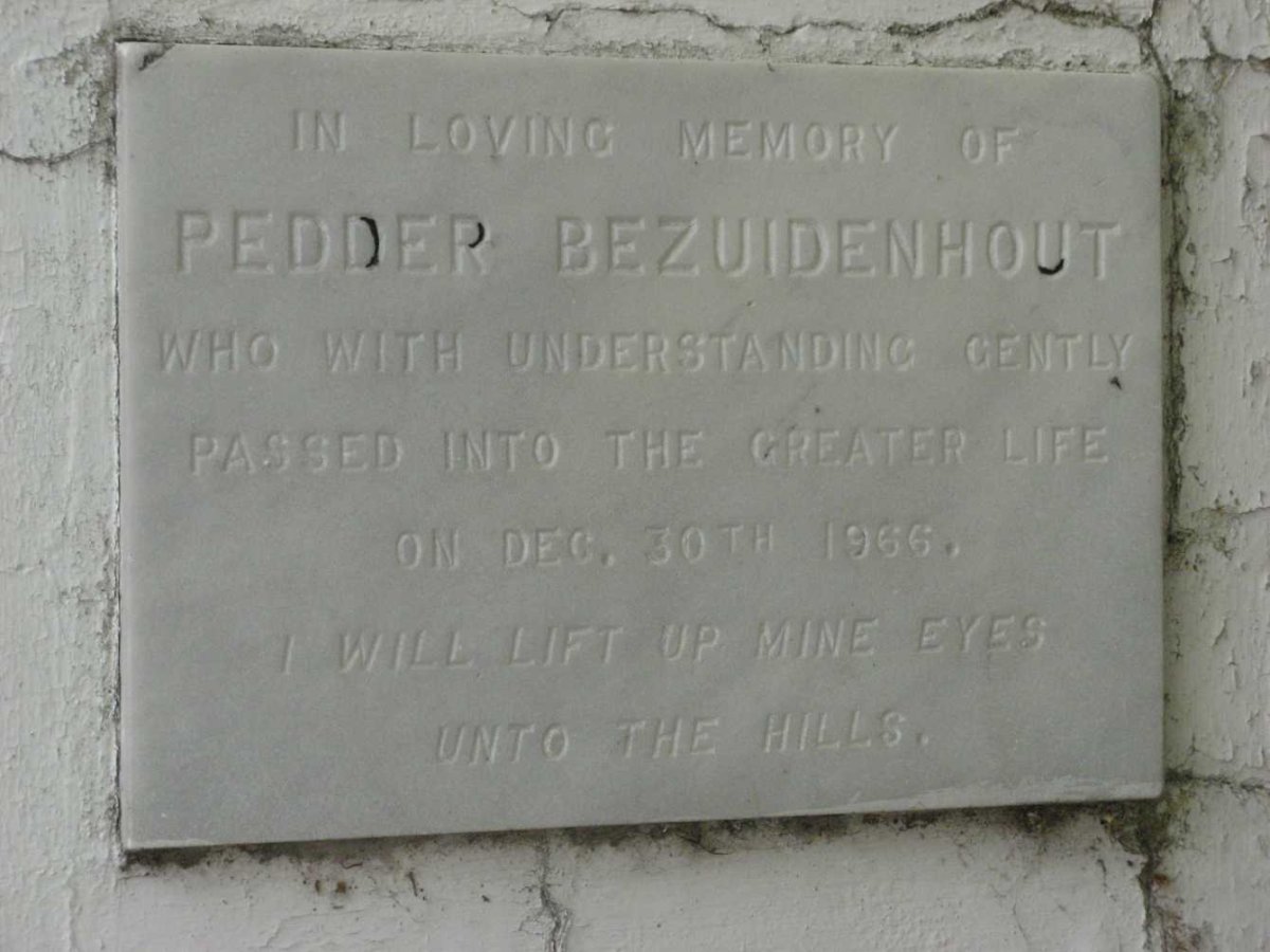 BEZUIDENHOUT Pedder -1966