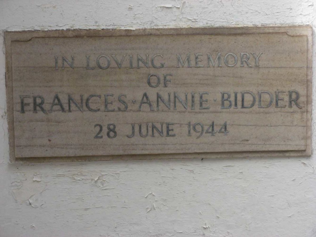 BIDDER Frances Annie -1944