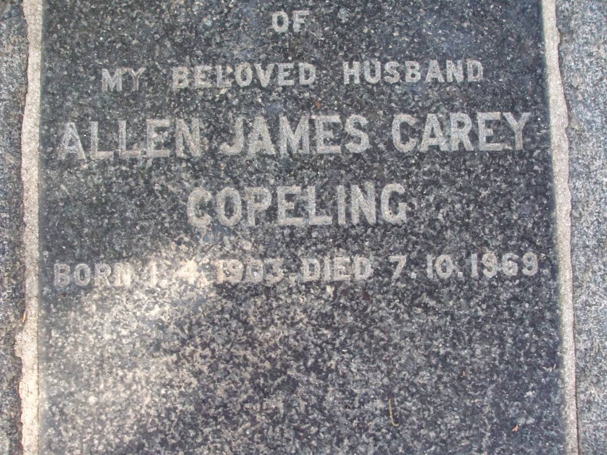 COPELING Allen James Carey 1903-1969