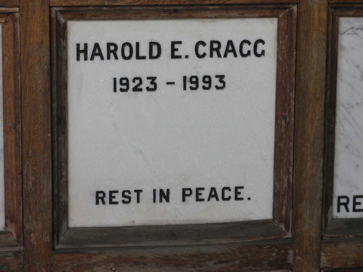 CRAGG Harold E. 1923-1993
