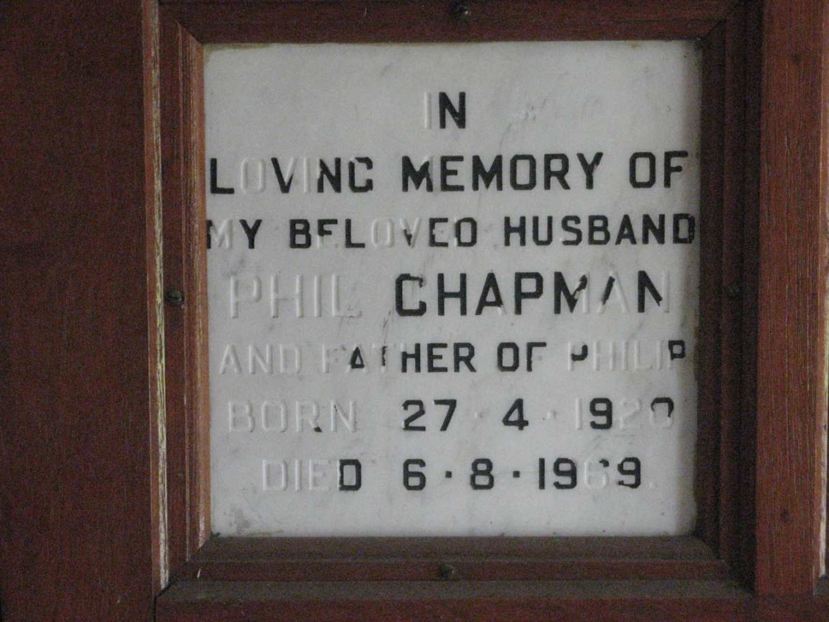 CHAPMAN Phil 1920-1969