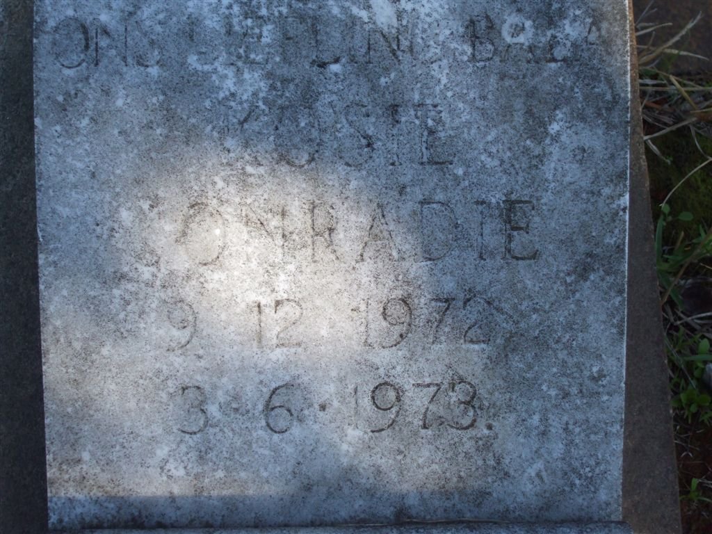 CONRADIE Kosie 1972-1973