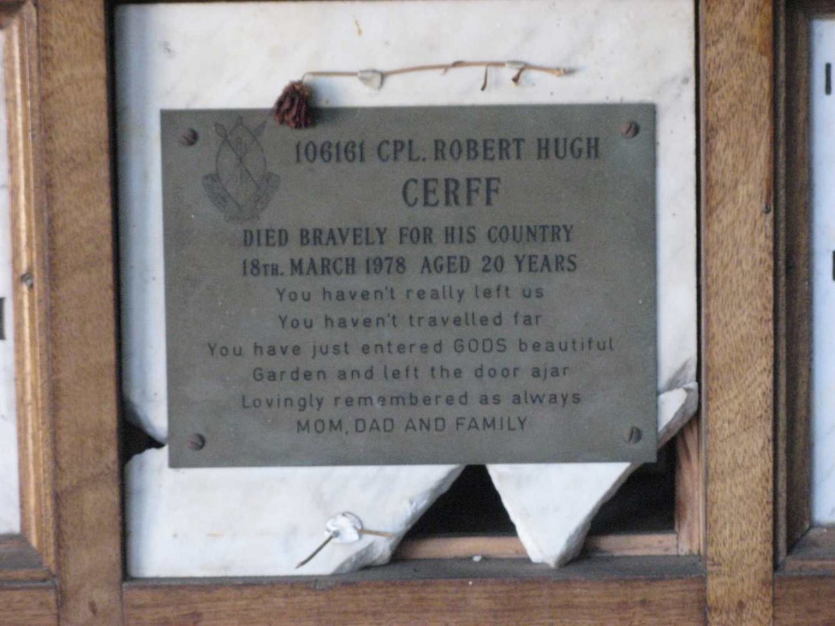 CERFF Robert Hugh -1978