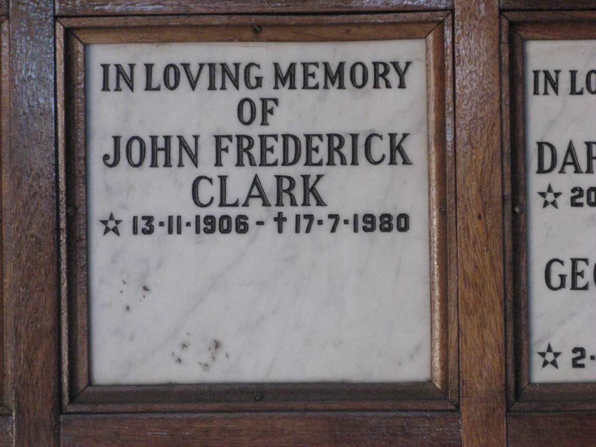 CLARK John Frederick 1906-1980