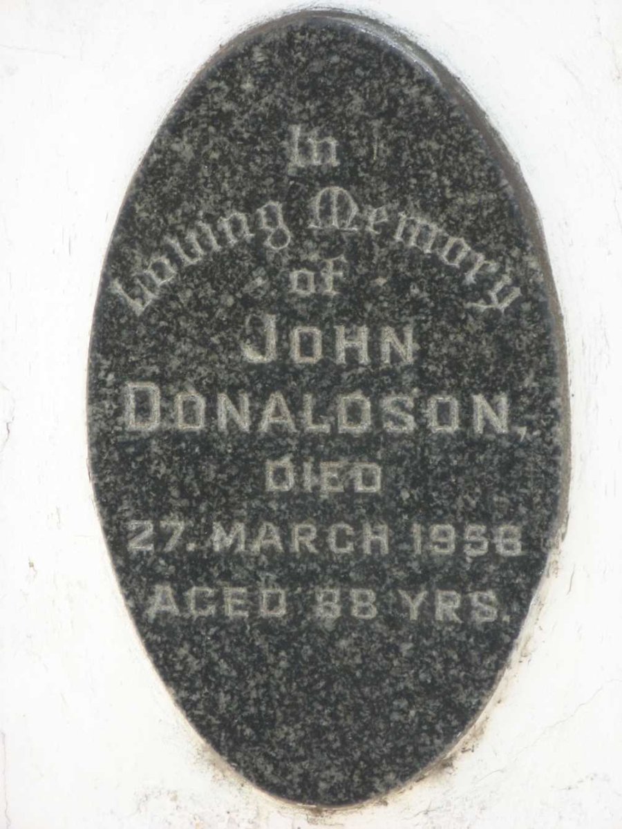 DONALDSON John -1956